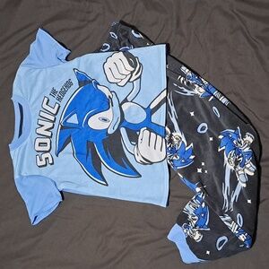Sonic the hedgehog pajama set